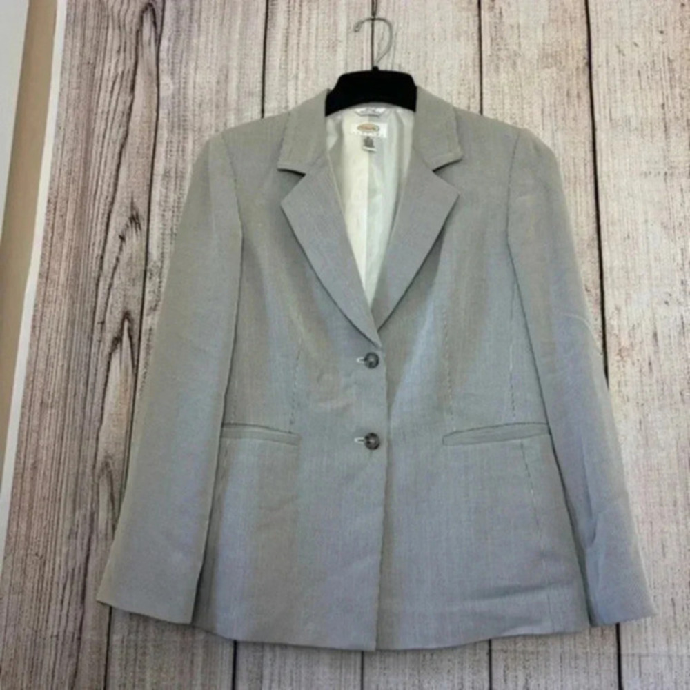 Vintage Talbots Womens Wool Blend Blazer Jacket size 10P